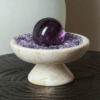 Amethyst Crystal Bowl with Sphere (1) Crystal-Sphere by Stone Blessings