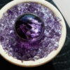 Amethyst Crystal Bowl with Sphere (2) Crystal-Sphere by Stone Blessings