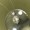 Brazilian Grape Chalcedony Necklace – Oval Cabochon with Gold-Plated Sterling Silver (2) Jewelry by Stone Blessings