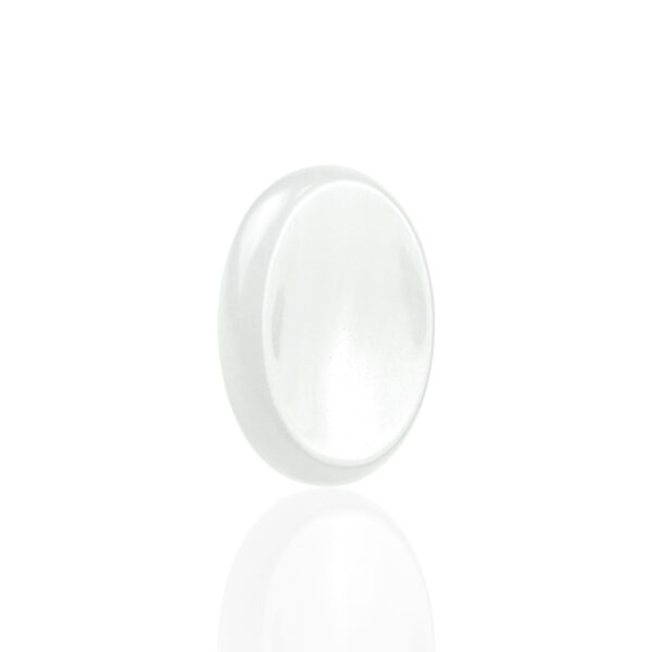 Clear Quartz Palm Stone Palm-Stone by Stone Blessings