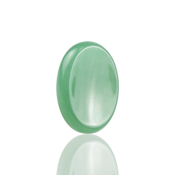Green Aventurine Palm Stone Palm-Stone by Stone Blessings