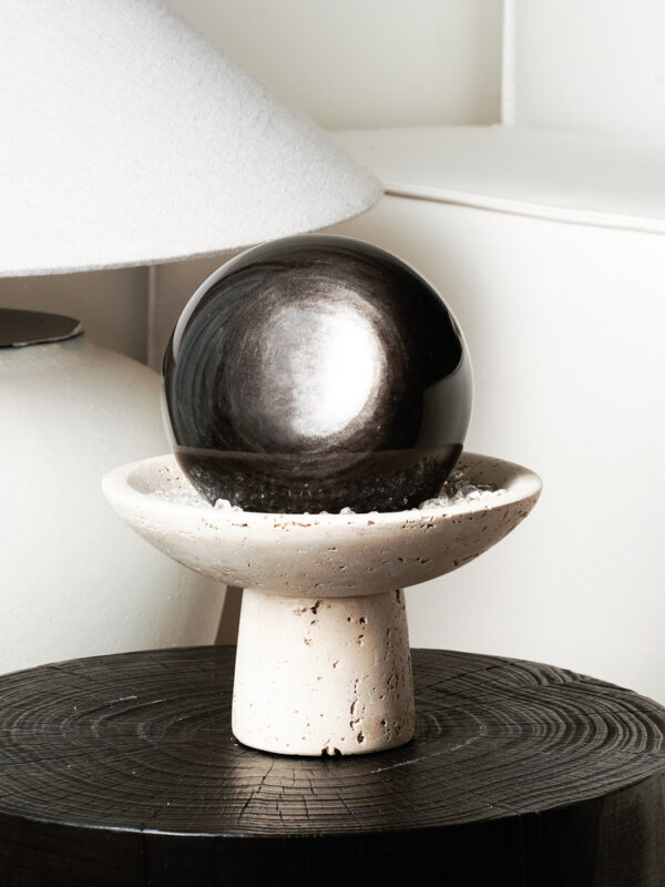Obsidian Crystal Sphere – Protective Energy Stone (4) Crystal-Sphere by Stone Blessings