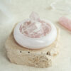 Rose Quartz Crystal Bowl – Energy Decor for Love & Relationships (2) Rose Quartz Crystal Bowl