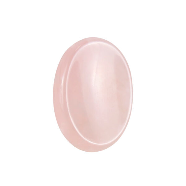 Rose Quartz Palm Stone Palm-Stone by Stone Blessings