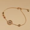 Tanzanite, Citrine & Smoky Quartz Bracelet – Sterling Silver with Gold Plating (1) Jewelry by Stone Blessings