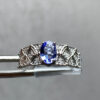 Tanzanite Elegance Ring – Adjustable Sterling Silver Band of Modern Grace