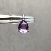 Amethyst Drop Pendant – Sterling Silver Tear of Light Charm