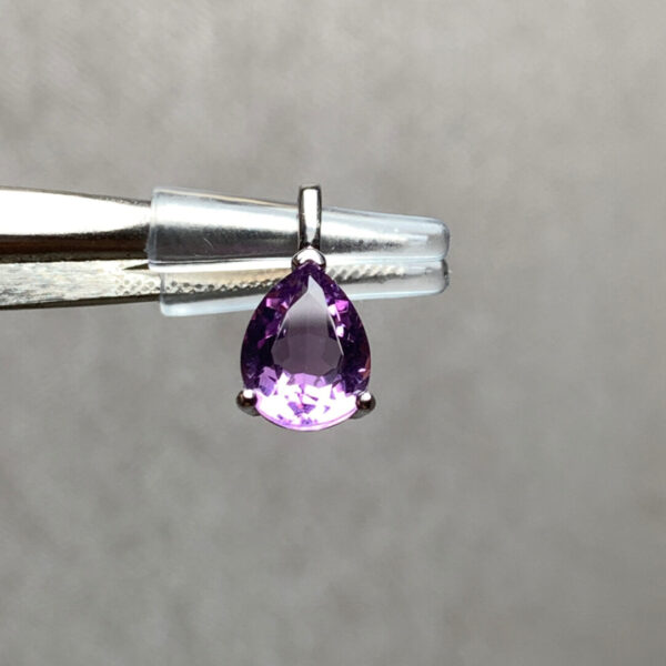 image_天然高品紫水晶水滴吊坠通体s92..._0 Amethyst Drop Pendant – Sterling Silver Tear of Light Charm
