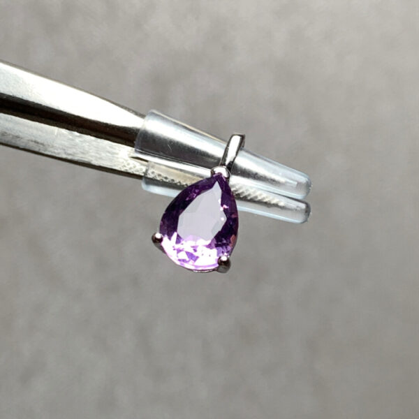 image_天然高品紫水晶水滴吊坠通体s92..._2 Amethyst Drop Pendant – Sterling Silver Tear of Light Charm