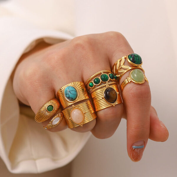 主图-03 Waterproof Gemstone Rings Collection
