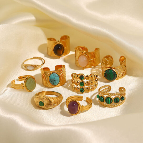 主图-05 Waterproof Gemstone Rings Collection