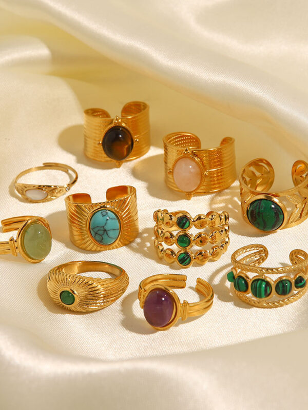 主图-05 Waterproof Gemstone Rings Collection