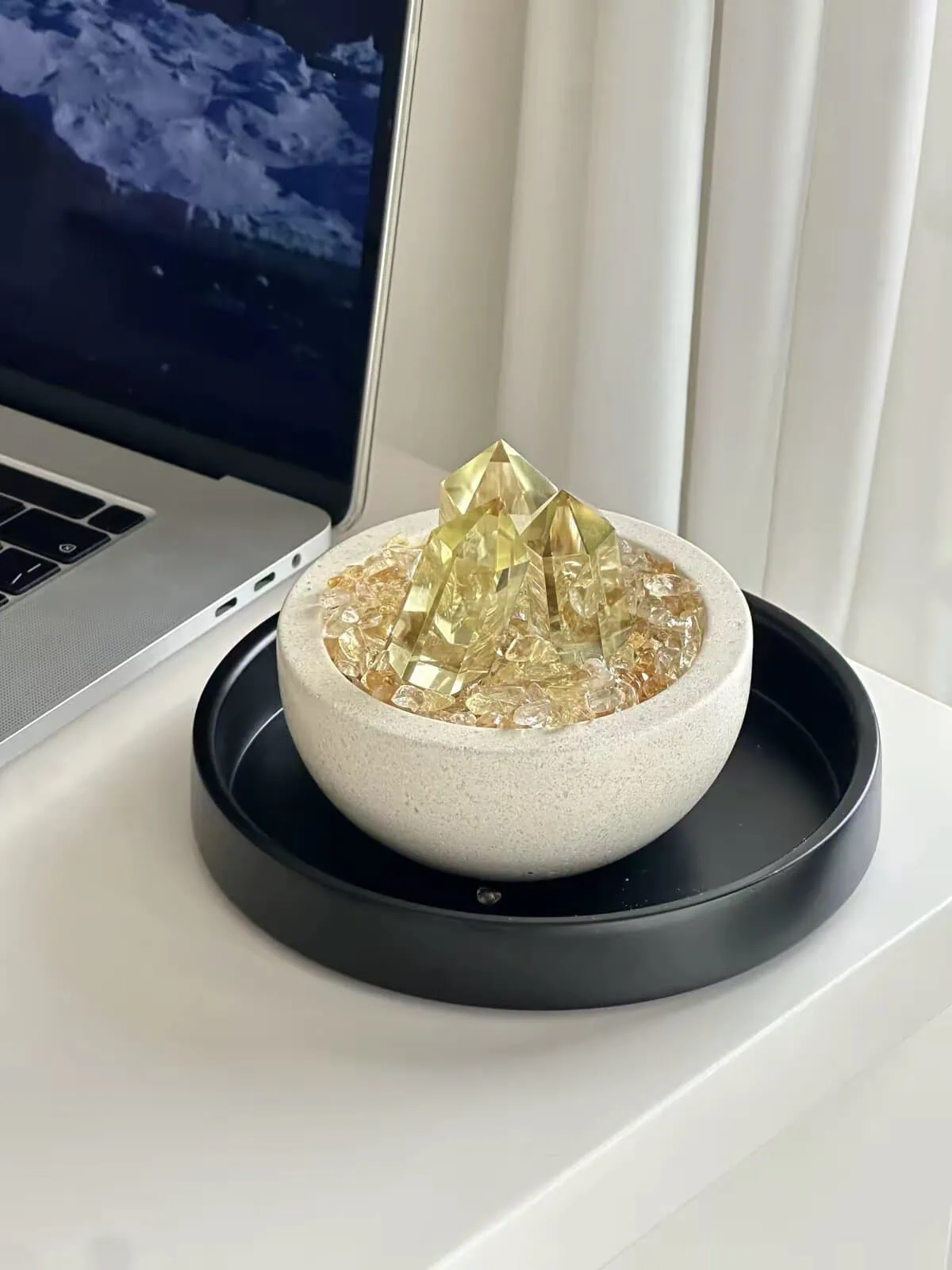 Stone Blessings piece in a customer home